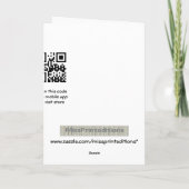 ヴィンテージのおとぎ話は、幸せな願いを分けます カード (裏面)