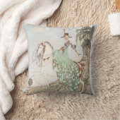 ヴィンテージのおとぎ話、プリンセス・ミネット、ケイ・ニールセン クッション (ブランケット)