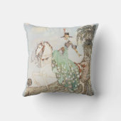 ヴィンテージのおとぎ話、プリンセス・ミネット、ケイ・ニールセン クッション (裏面)