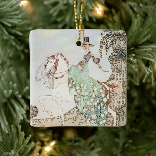 ヴィンテージのおとぎ話、プリンセス・ミネット、ケイ・ニールセン セラミックオーナメント (ツリー)