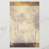 ヴィンテージのおとぎ話、Rackham著妖精の綱渡り 便箋 (正面)