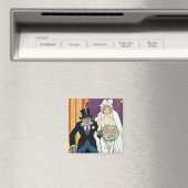 ヴィンテージのおもしろいな結婚式、ロマンス5月12月 マグネット (インサイチュ (食洗機))