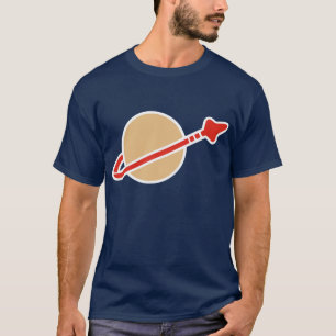 ヴィンテージのおもちゃの煉瓦宇宙の宇宙飛行士の記号 Tシャツ