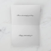 ヴィンテージのお化け屋敷のハロウィンのカスタムの誕生日 カード (内部)