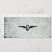 ヴィンテージのお化け屋敷のハローウィンパーティのチケットII 招待状 (裏面)