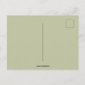 ヴィンテージのお子様連れ新年 ポストカード (裏面)