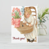 ヴィンテージのお礼 サンキューカード (スタンド正面)