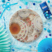 ヴィンテージのお茶会の使い捨て可能な紙皿 ペーパープレート (パーティー)