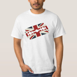 ヴィンテージのかみそりの刃の英国国旗 Tシャツ