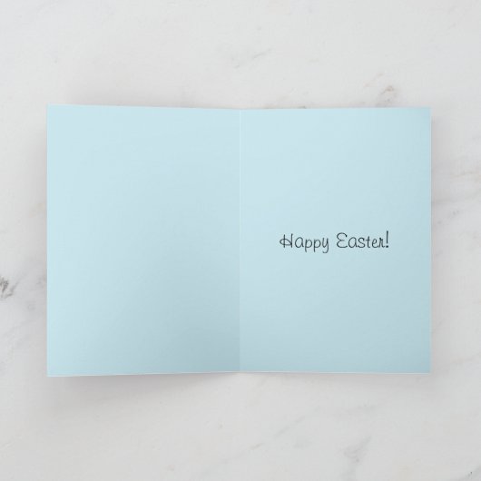 ヴィンテージのかわいい子供の幼児及びバニーウサギはカードを抱き締めます シーズンカード (内部)