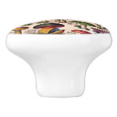 ヴィンテージのきのこガイドの引出しの引き セラミックノブ (側面)