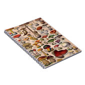 ヴィンテージのきのこガイド ノートブック (右側)