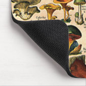 ヴィンテージのきのこガイド マウスパッド (コーナー)