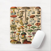 ヴィンテージのきのこガイド マウスパッド (マウス)