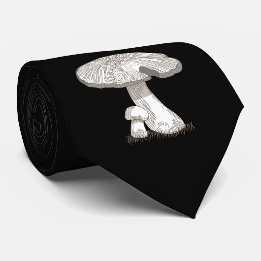 ヴィンテージのきのこ菌類の自然の芸術 ネクタイ (ロール)