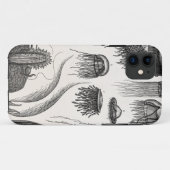 ヴィンテージのくらげ種のレトロのクラゲ Case-Mate iPhoneケース (裏面(横))