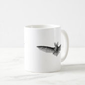ヴィンテージのこうもりのイラストレーション コーヒーマグカップ (正面右)