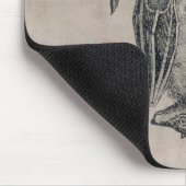 ヴィンテージのこうもりのマウスパッド マウスパッド (コーナー)