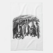 ヴィンテージのこうもりの19世紀のオオコウモリのこうもり キッチンタオル (縦)