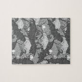 ヴィンテージのこうもり ジグソーパズル (横)