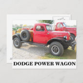 ヴィンテージのごまかしのトラック ポストカード (正面/裏面)