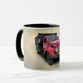 ヴィンテージのごまかしのトラック マグカップ (正面左)
