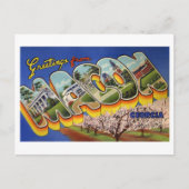 ヴィンテージのご挨拶(マコン,ジョージア) ポストカード (正面)