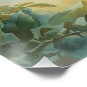 ヴィンテージのつる植物 ポスター (コーナー)