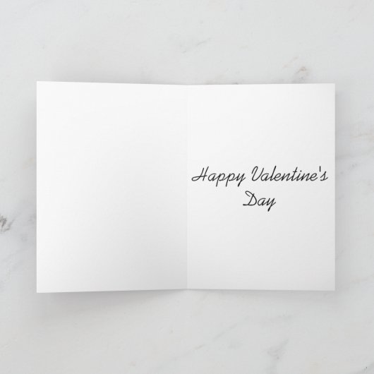 ヴィンテージののどを鳴らす音fectlyのハッピーバレンタインデーカード シーズンカード (内部)