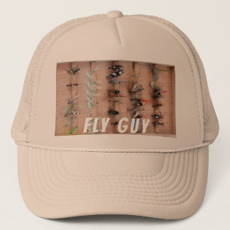 ヴィンテージのはえの魚釣りの魅惑"はえ人"のBallcap キャップ