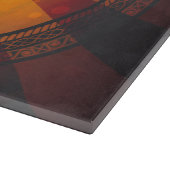 ヴィンテージのはすの花 カッティングボード (角)