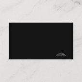 ヴィンテージのばら色のセピア色のビジネスまたはプロフィールカード 名刺 (裏面)