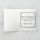 ヴィンテージのばら色の採集 カード (内部)