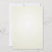 ヴィンテージのひまわりが飾られたメイソンジャー ブライダルブランチの招待状 招待状 (裏面)