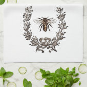 ヴィンテージのぶんぶん言う音 キッチンタオル (折り畳み)