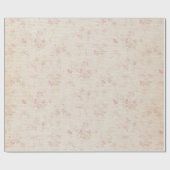 ヴィンテージのぼろぼろのシックな花のスタイル292包むPape ラッピングペーパー (フラット)