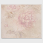 ヴィンテージのぼろぼろのシックな花のスタイル51の包装紙 ラッピングペーパー (フラット)