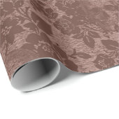 ヴィンテージのぼろぼろのビクトリアンなゴシック様式レトロのバラのスカル ラッピングペーパー (ロールコーナー)