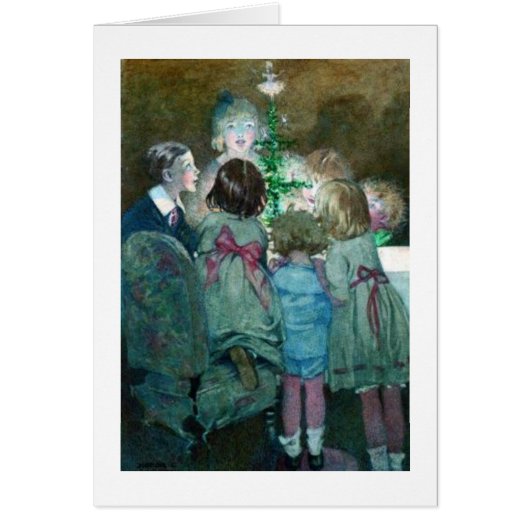 ヴィンテージのまわりにはクリスマスツリー。 (正面)