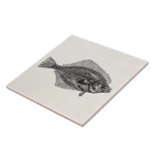 ヴィンテージのもがきの魚の水中競技はテンプレートを採取します タイル (側面)