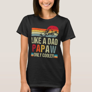 ヴィンテージのようなパパパポークールーの家族の父親 Tシャツ
