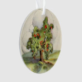 ヴィンテージのりんごの木 オーナメント (正面)