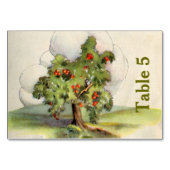 ヴィンテージのりんごの木 テーブルナンバー (裏面)