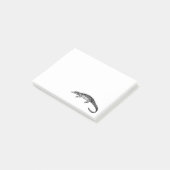 ヴィンテージのわにイラストレーション ポストイット (アングル)