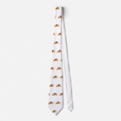 ヴィンテージのアイスホッケーのギフト ネクタイ (正面)