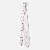 ヴィンテージのアイスホッケーのギフト ネクタイ (裏面)