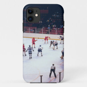 ヴィンテージのアイスホッケーのマッチ iPhone 11 ケース
