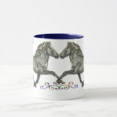 ヴィンテージのアイスランド語 マグカップ (中央)