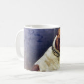 ヴィンテージのアイリッシュセッターの絵画 コーヒーマグカップ (正面左)