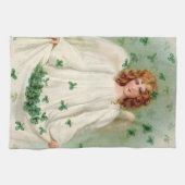 ヴィンテージのアイルランドの天使の台所タオル キッチンタオル (横)